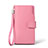 Bolso Cartera Protectora de Cuero Universal H38 Rosa