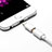Cable Adaptador Android Micro USB a Lightning USB H01 para Apple iPad Pro 10.5 Blanco