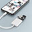 Cable Adaptador Lightning a USB OTG H01 para Apple iPad 4 Blanco