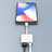 Cable Adaptador Lightning a USB OTG H01 para Apple iPhone 13 Pro Max Blanco