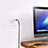 Cable Adaptador Type-C USB-C a Type-C USB-C 100W H01 para Apple iPad Pro 12.9 (2021) Gris Oscuro