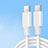Cable Adaptador Type-C USB-C a Type-C USB-C 100W H04 para Apple iPad Pro 12.9 (2021)
