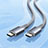 Cable Adaptador Type-C USB-C a Type-C USB-C 100W H06 para Apple iPad Pro 11 (2022)