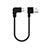 Cable Type-C Android Universal 25cm S03 para Apple iPad Pro 12.9 (2021) Negro