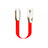 Cable Type-C Android Universal 30cm S06 para Apple iPhone 15