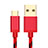 Cable Type-C Android Universal T09 Rojo