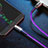 Cable Type-C Android Universal T12 Morado