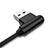 Cable Type-C Android Universal T19 para Apple iPad Pro 11 (2021) Negro