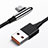 Cable Type-C Android Universal T20 para Apple iPad Pro 11 (2021) Negro