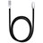 Cable Type-C Android Universal T23 para Apple iPad Pro 11 (2022) Negro