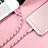 Cable USB 2.0 Android Universal A03 Oro Rosa