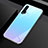 Carcasa Bumper Funda Silicona Espejo Gradiente Arco iris H01 para Huawei Nova 6