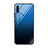 Carcasa Bumper Funda Silicona Espejo Gradiente Arco iris H01 para Samsung Galaxy A70S