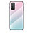 Carcasa Bumper Funda Silicona Espejo Gradiente Arco iris LS1 para Huawei Honor 10X Lite