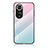 Carcasa Bumper Funda Silicona Espejo Gradiente Arco iris LS1 para Huawei Honor 50 5G