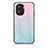 Carcasa Bumper Funda Silicona Espejo Gradiente Arco iris LS1 para Huawei Honor X40i 5G