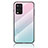 Carcasa Bumper Funda Silicona Espejo Gradiente Arco iris LS1 para Oppo A54 4G