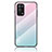 Carcasa Bumper Funda Silicona Espejo Gradiente Arco iris LS1 para Oppo A54 5G