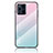 Carcasa Bumper Funda Silicona Espejo Gradiente Arco iris LS1 para Oppo Find X3 5G