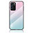 Carcasa Bumper Funda Silicona Espejo Gradiente Arco iris LS1 para Oppo Reno6 5G