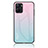 Carcasa Bumper Funda Silicona Espejo Gradiente Arco iris LS1 para Realme 10S 5G