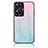 Carcasa Bumper Funda Silicona Espejo Gradiente Arco iris LS1 para Realme C55