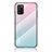 Carcasa Bumper Funda Silicona Espejo Gradiente Arco iris LS1 para Samsung Galaxy A03s