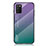 Carcasa Bumper Funda Silicona Espejo Gradiente Arco iris LS1 para Samsung Galaxy A03s