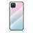 Carcasa Bumper Funda Silicona Espejo Gradiente Arco iris LS1 para Samsung Galaxy A12 Nacho