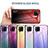 Carcasa Bumper Funda Silicona Espejo Gradiente Arco iris LS1 para Samsung Galaxy A42 5G