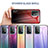 Carcasa Bumper Funda Silicona Espejo Gradiente Arco iris LS1 para Samsung Galaxy A52 5G