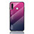 Carcasa Bumper Funda Silicona Espejo Gradiente Arco iris LS1 para Samsung Galaxy A70E