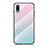 Carcasa Bumper Funda Silicona Espejo Gradiente Arco iris LS1 para Samsung Galaxy M02