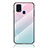 Carcasa Bumper Funda Silicona Espejo Gradiente Arco iris LS1 para Samsung Galaxy M31