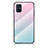 Carcasa Bumper Funda Silicona Espejo Gradiente Arco iris LS1 para Samsung Galaxy M51