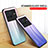 Carcasa Bumper Funda Silicona Espejo Gradiente Arco iris LS1 para Vivo X80 5G