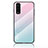 Carcasa Bumper Funda Silicona Espejo Gradiente Arco iris LS1 para Vivo Y70t 5G