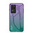 Carcasa Bumper Funda Silicona Espejo Gradiente Arco iris LS1 para Xiaomi Poco F4 5G
