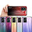 Carcasa Bumper Funda Silicona Espejo Gradiente Arco iris LS1 para Xiaomi Redmi 10 5G