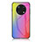 Carcasa Bumper Funda Silicona Espejo Gradiente Arco iris LS2 para Huawei Enjoy 50 Pro