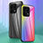 Carcasa Bumper Funda Silicona Espejo Gradiente Arco iris LS2 para Huawei Honor 70 Lite 5G