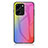 Carcasa Bumper Funda Silicona Espejo Gradiente Arco iris LS2 para Huawei Honor 80 SE 5G