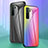 Carcasa Bumper Funda Silicona Espejo Gradiente Arco iris LS2 para Huawei Nova 7 SE 5G