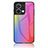 Carcasa Bumper Funda Silicona Espejo Gradiente Arco iris LS2 para Oppo Reno9 5G