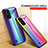 Carcasa Bumper Funda Silicona Espejo Gradiente Arco iris LS2 para Realme C20A