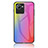 Carcasa Bumper Funda Silicona Espejo Gradiente Arco iris LS2 para Realme C30s