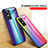 Carcasa Bumper Funda Silicona Espejo Gradiente Arco iris LS2 para Realme GT Neo3 5G