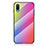 Carcasa Bumper Funda Silicona Espejo Gradiente Arco iris LS2 para Samsung Galaxy A02