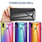 Carcasa Bumper Funda Silicona Espejo Gradiente Arco iris LS2 para Samsung Galaxy A11