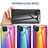 Carcasa Bumper Funda Silicona Espejo Gradiente Arco iris LS2 para Samsung Galaxy A12 Nacho